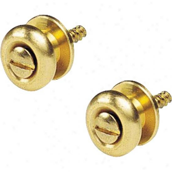 D'andrea Ep2g Guitar Strap Button Pair - Gold