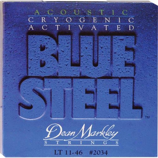 Dean Markley Dm2034 Blue Steel Light Acoustic Guitar Strings