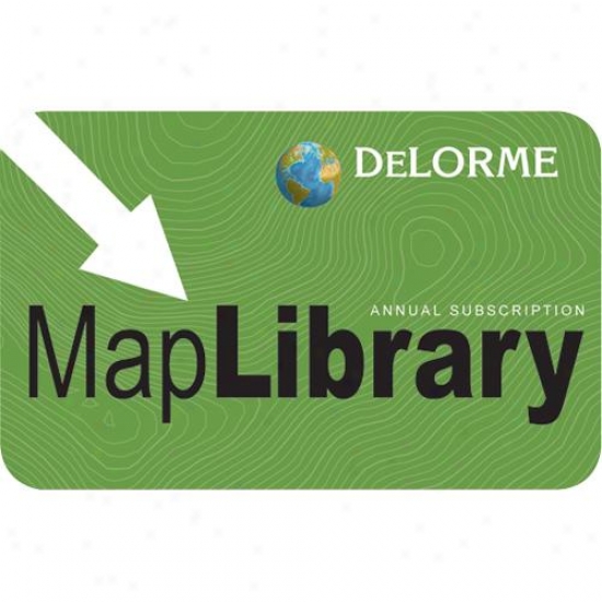 Delorme Mapping Map Library Annual Subscription Card