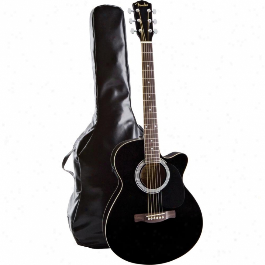 Display Model Of Femder&reg; 095-0810-100 Fa-130 Acoustic /electric Black Rosewoo