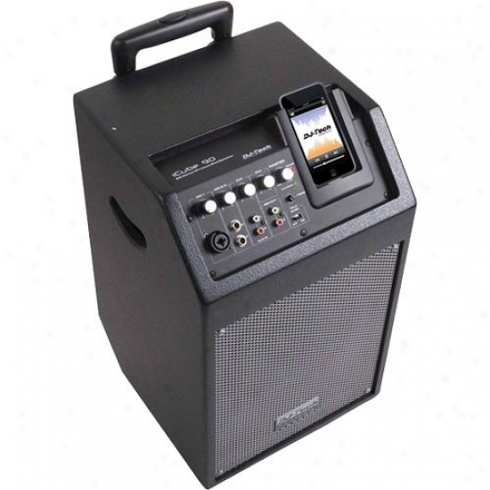 Dj-5ech Icube 90 Battery Powered 80-watt Pa System