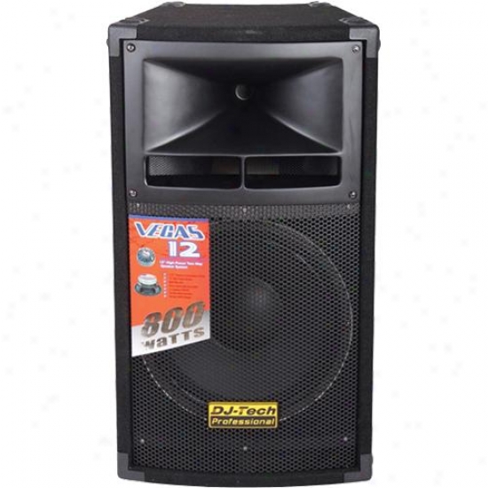 Dj-tech Passive 12" 2-way 400 Watt Loudspeaker Vegas12mkii