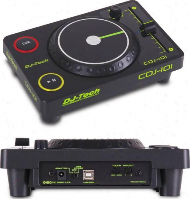 Dj-tech Usb Midi Controller & Deckadance - Cdj Style