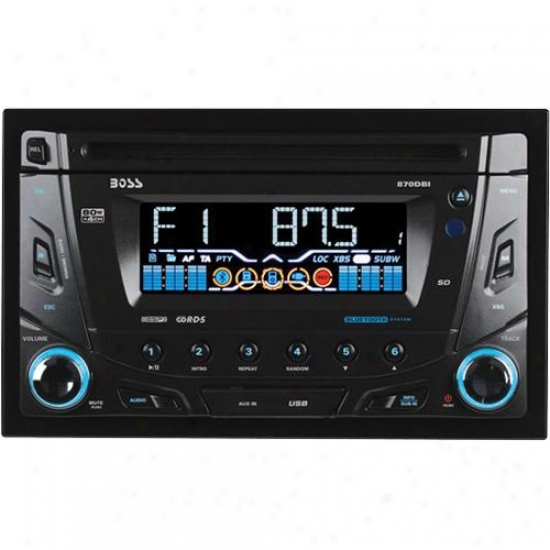 Double-din Bluetooth Enabled Mp3/cd Am/fm Receiver Usb/sd