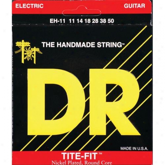 Dr Strings Eh11 Tite Fit Nickel Plated Extra Heavy Electric Guitar Strings