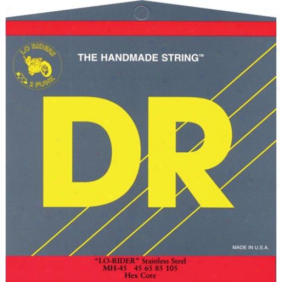 Dr Strings Mh45 Lo Rider Tite Ft Stainless Steel Medium Bass Strings