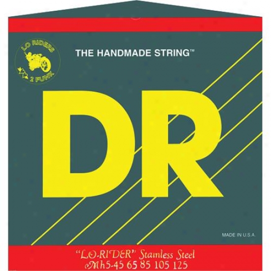 Dr Strings Mh545 Lo Rider Tite Fit 5 String Stainless Carburet of iron Middle Low Strings