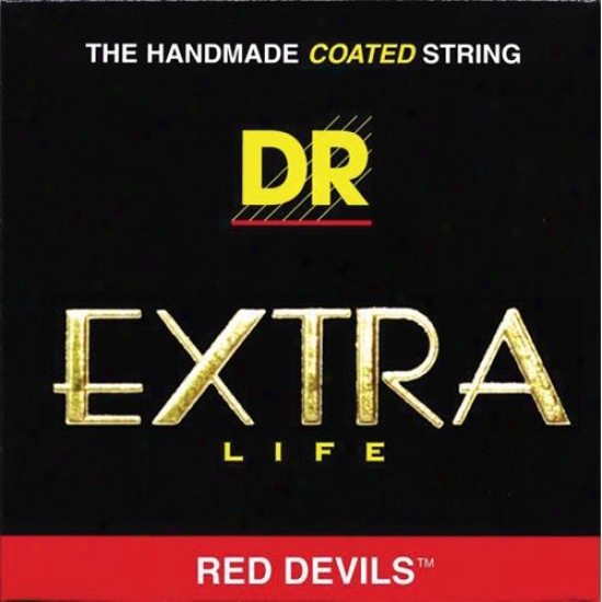 Dr Strings Rde9 Extra Life Red Devils Lite Electric Guitar Strings