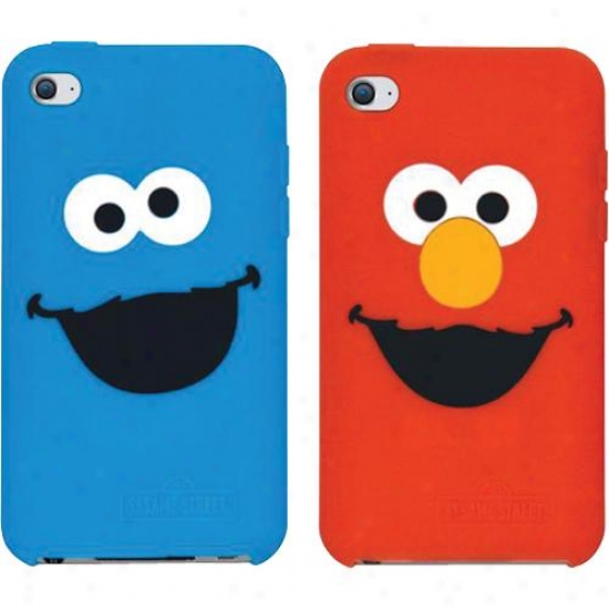 Dreamgear Ipod Touch (4 Gen) Elmo And Cookie Monster Silicone Cases