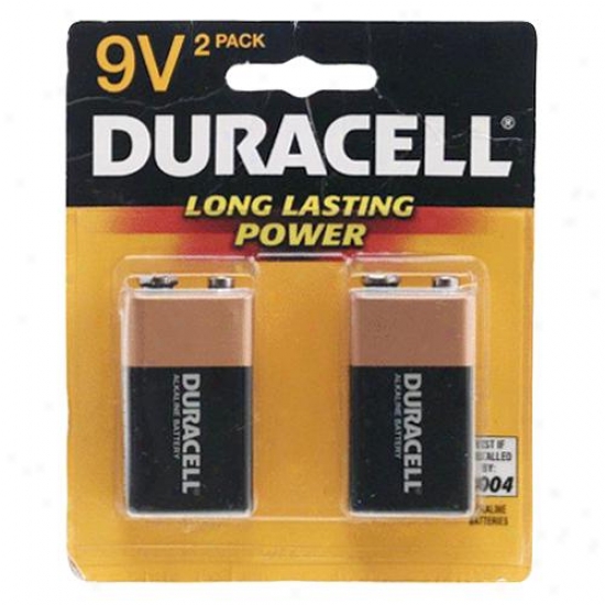 Duarcell 9 Volt Alkaline Battery (package Of 2)