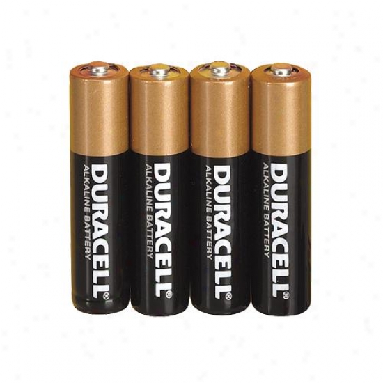 Duracell Aaa Alkaline Battery (package Of 4)