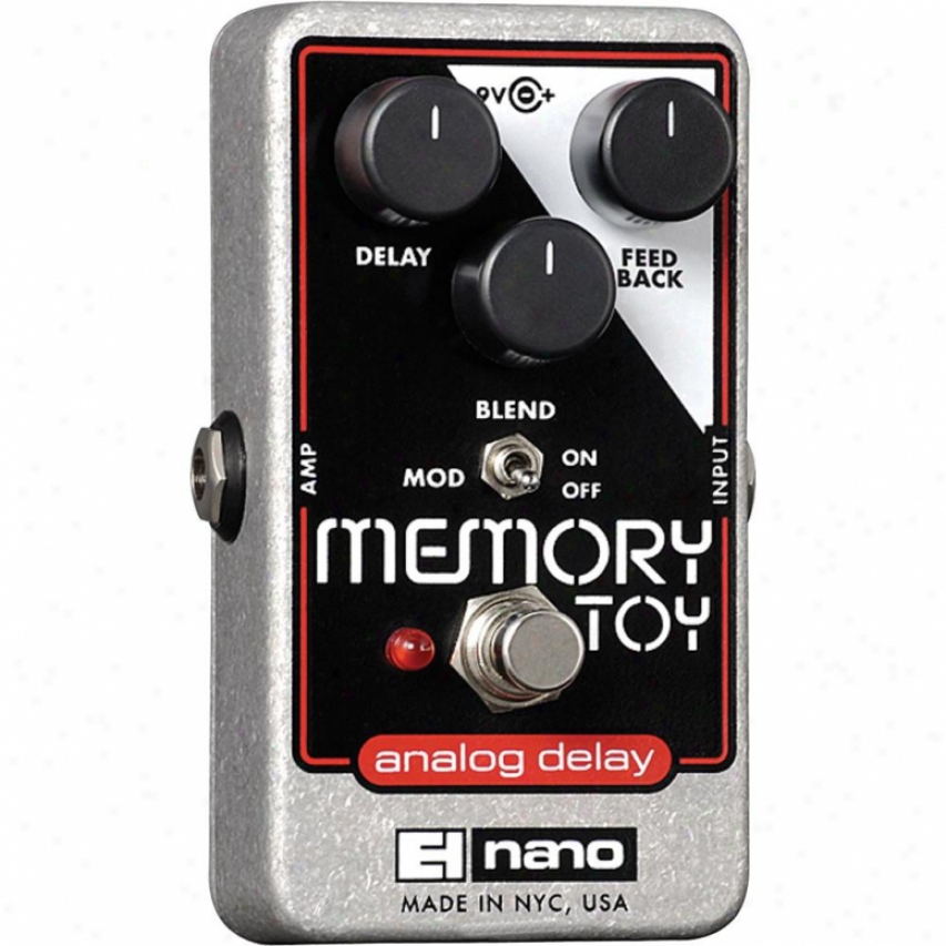 Electro-harmonix Memory Toy Analog Reverberate And Chorus Guitar Effects Pedal