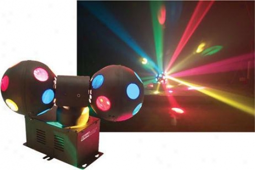 Eliminator Multi-colored Dual Rotating Ball Effect Lighting System