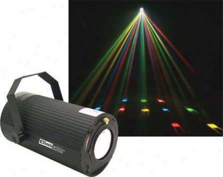 Eliminator Rotating Multi-color Moonflower Effect - Sound Activated