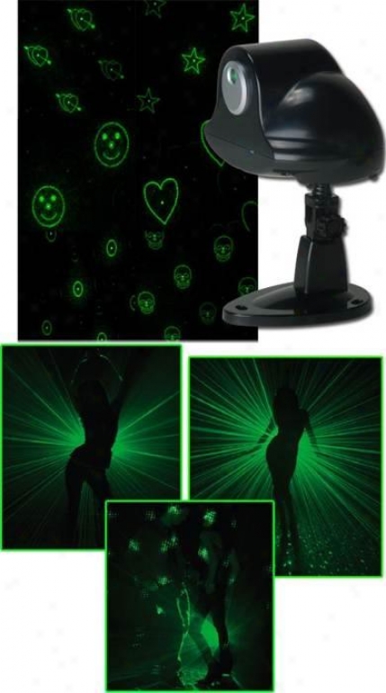 Eliminator Sound Activated Green Laser Light Show