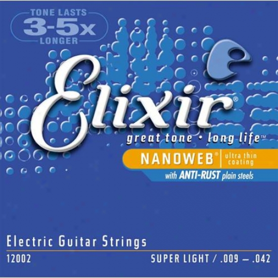 Elixit 12002 Nanoweb Coated Electric Guitar Strings