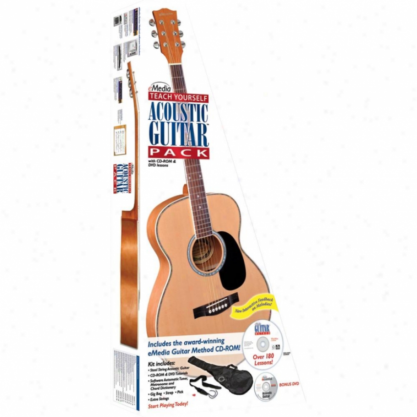 Emedia Teach Yourself Acoustic Guitar Pack - Ego7108