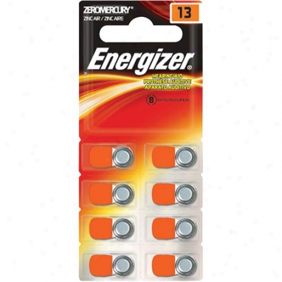 Energizer 13-size Hearing Aud Batteries - 8 Bundle