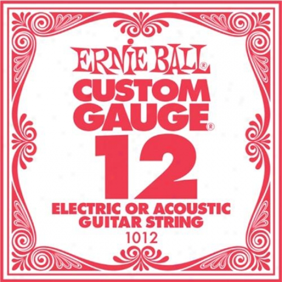 Ernie Ball Eb1012 Single Acoustic Electric Armor Guitar String - .012 Gauge