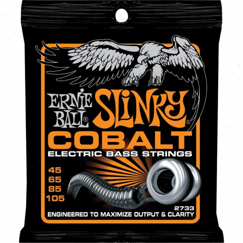 Ernie Ball Hybrid Slinky Cobalt Bass Guitar Strings