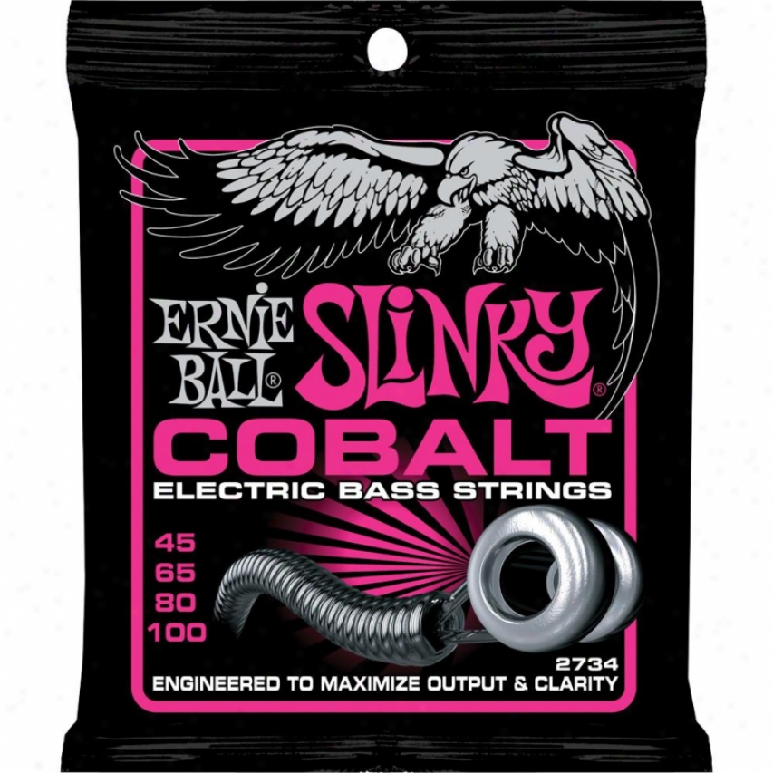 Ernie Ball Super Slinky Cobalt Bass Guitar Strings