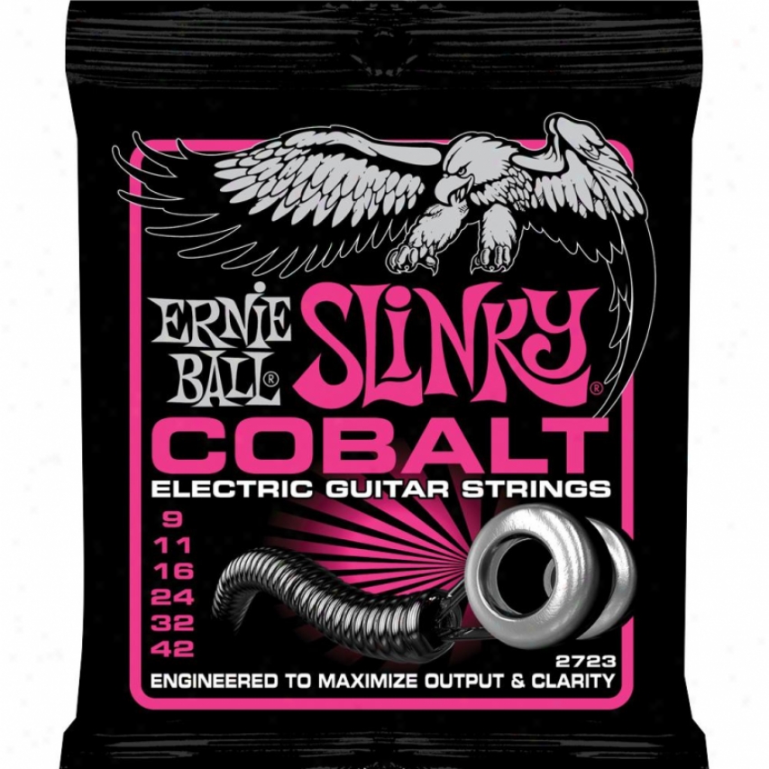 Ernie Ball Super Slinky Cobalt Electric Guitar Strings