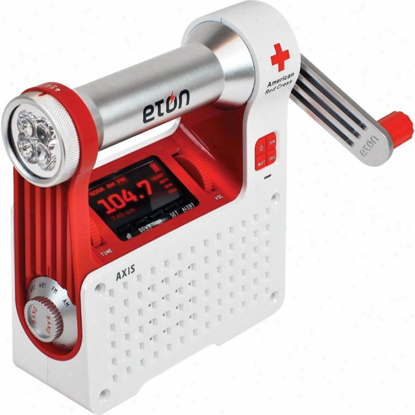 Eton American Red Cross Central line Weather Radio Flashlight Cell Phone Charger