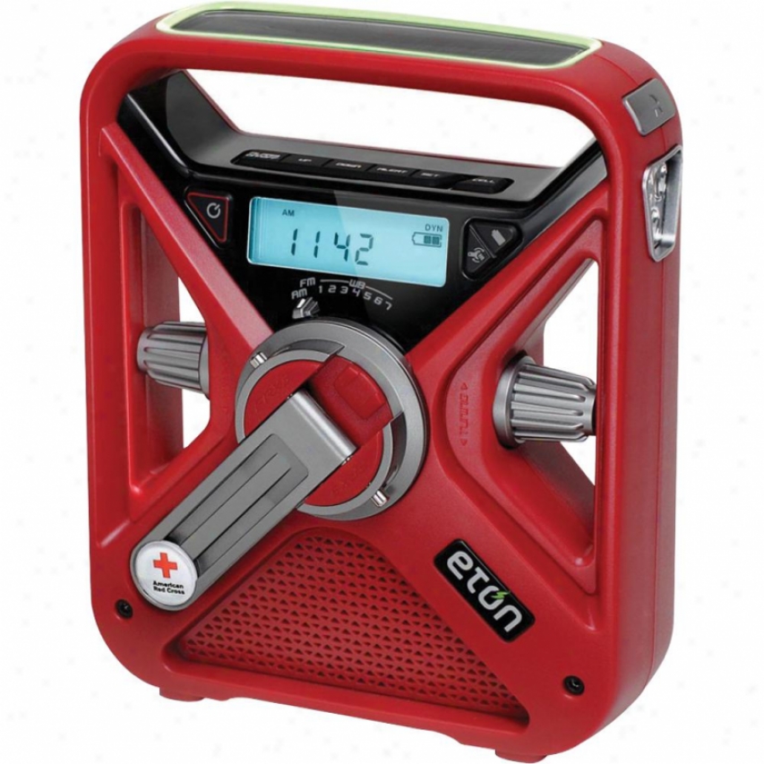 Eton American Red Cross Frx3 Hand Turbine Noaa, Am/fm, Weather Alert Radio