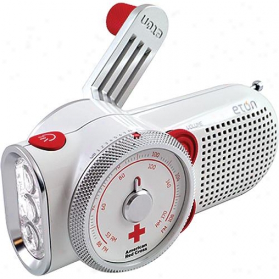 Eton American Red Cross Rover Weather Radio Flashlight Cell Phone Charger