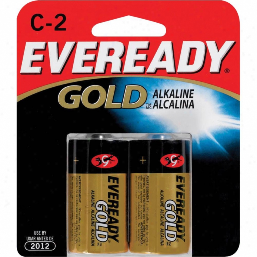 Eveready Battery C Size Alkalibe General Purpose Battery 2-pack A93bp2e5
