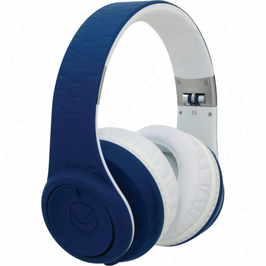 Fanny Wang Past Ear Headphines With Appls Remote & Mic Fw3003-navy