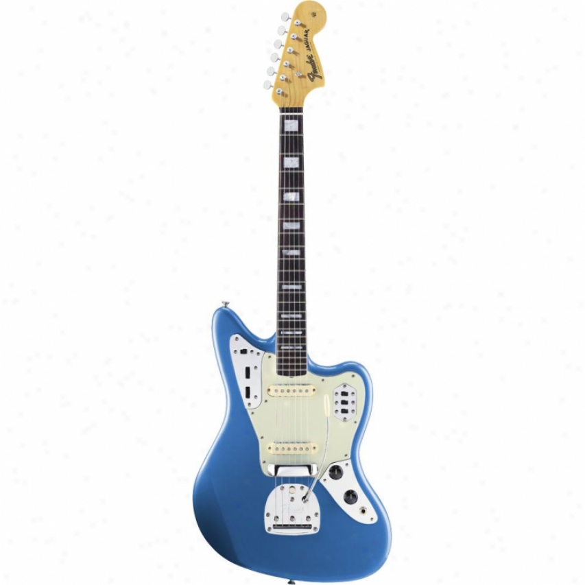 Fender&reg; 017-0084-802 50th Anniversary Jaguar Electric Guitar - Blue