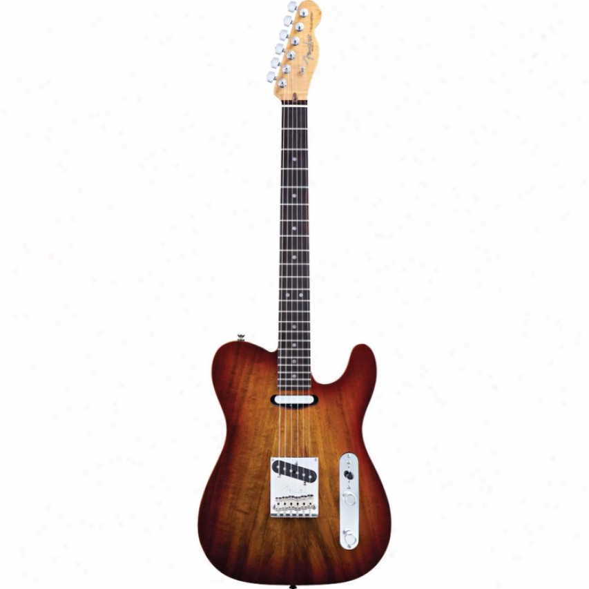 Fender&reg; 017-0304-750 Select Carved Koa To pTelecaster&reg; Electric Guitar