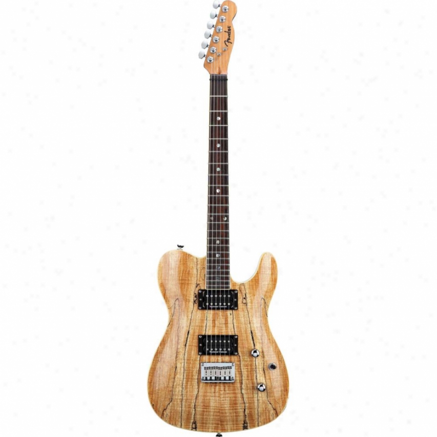 Fender&reg; 026-2600-521 Custom Telecaster&reg; Spalted Maple Hh Electric Guitar