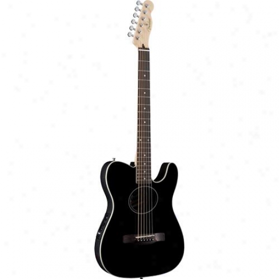 Fender&reg; 096-7310-006 Telecoustic? Guitar - Black