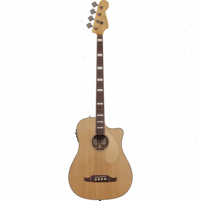 Fender&reg; 096-8603-021 Kingman Sce Acoustic Bass Guitar - Natural