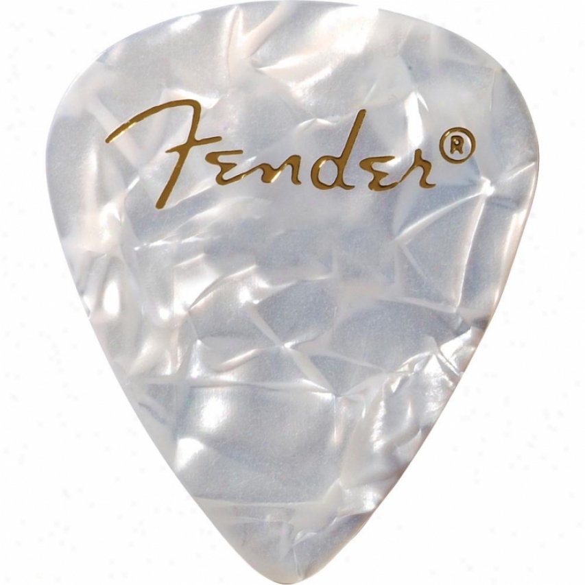 Fender&reg; 098-0351-705 Thin uGitar Picks - White Moto