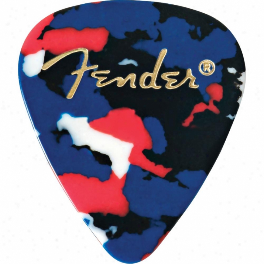 Fender&reg; 0980351950 Heavy 351 Shape Guiyar Picks - Confetti