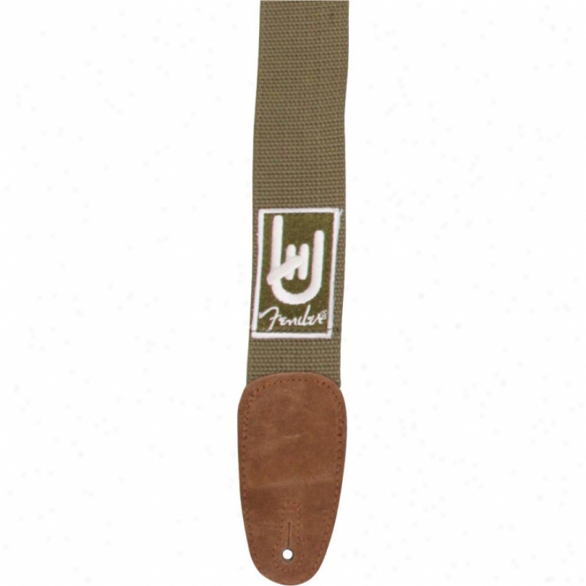 Fender&reg; 099-0672-001 "rock On" Guitar Strap - Olive