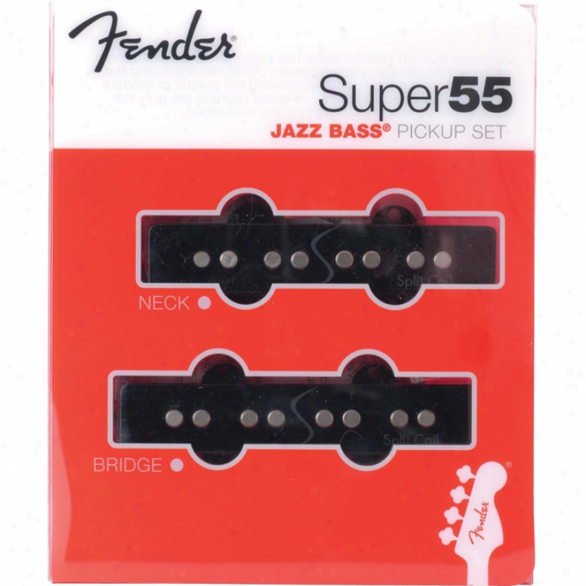 Fender&ampreg; 099-2213-001 Super 55 Split Coil Jazz Bass&reg; Pickups - Set Of 2