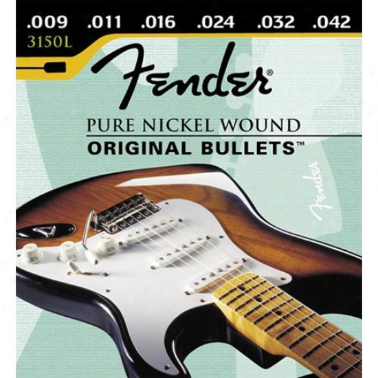 Fender&reg; 3150l Primitive Bullets Light Gauge Electric Guitar Strings