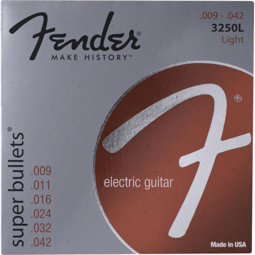 Fender&reg; 3250 L 9-42 Bullet&reg; End Electric Guitar Strings