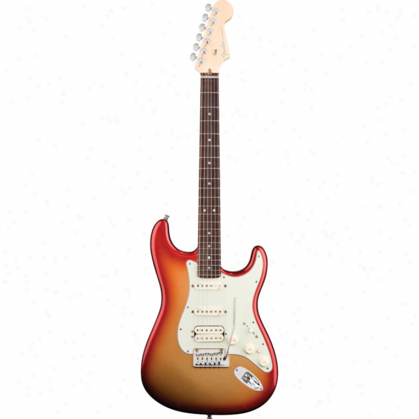 Fender&reg; Amefican Deluxe Stratocaster Hss Rosewood Guitar - Sunburst Metallic