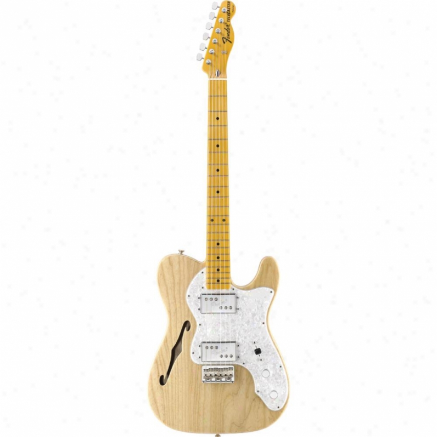 Fender&reg; American Vintage '72 Telecaster&regg; Thinline Guitar - Natural - 010