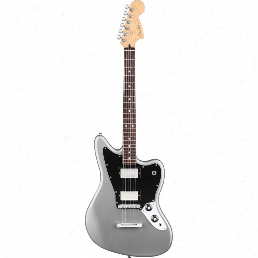 Fender&reg; Blacktop Jaguar Hh Electric Guitar - Silver