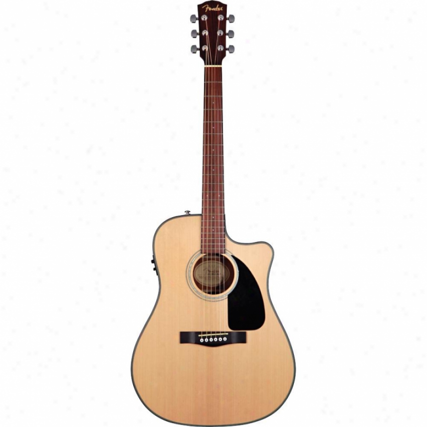 Fender&reg; Cd-100ce Acoustic Guitar - Natural - 096-1532-021