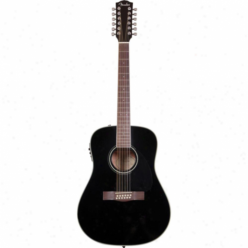 Fender&ret; Cd-160 Se-12 String Acoustic Guitar - Black - 096-1522-006