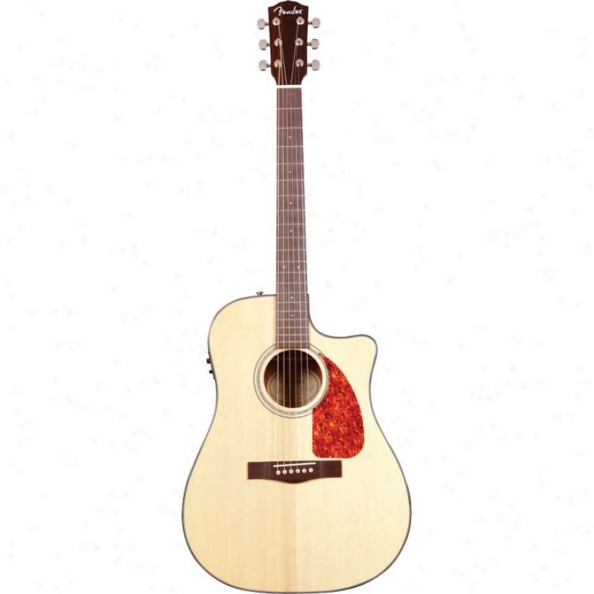 Fender&reg; Cd 280sce Dreadnought Cutaway Acoustic-electric Guitar - Natural