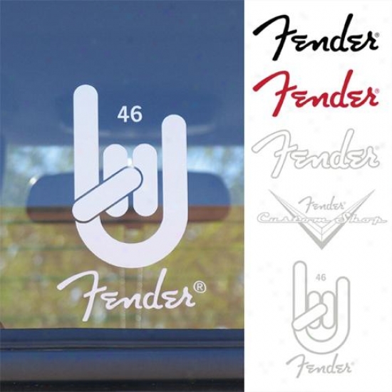 Fender&reg; Custom Die Cut Sticker 5 Pack - 099-0227-000