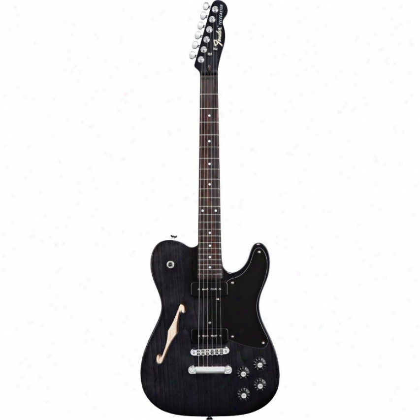 Fender&reg; Jim Adkins Ja-90 Telecaster&reg; Thinline Guitar - Ebony Transparent